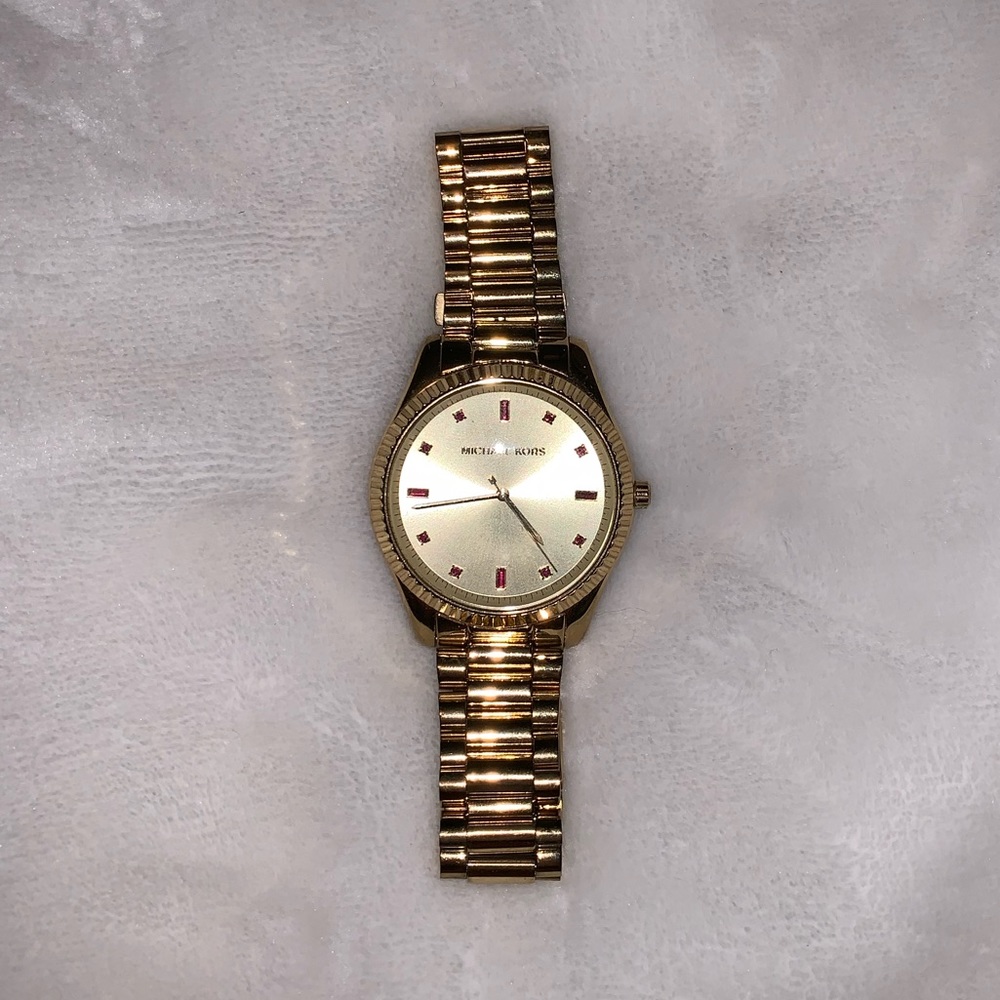 Gold Michael Kors watch
